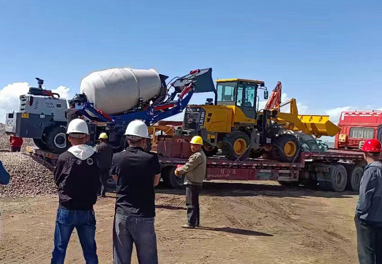 装载机施工案例