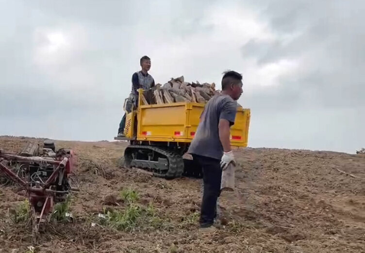 履带运输车施工案例