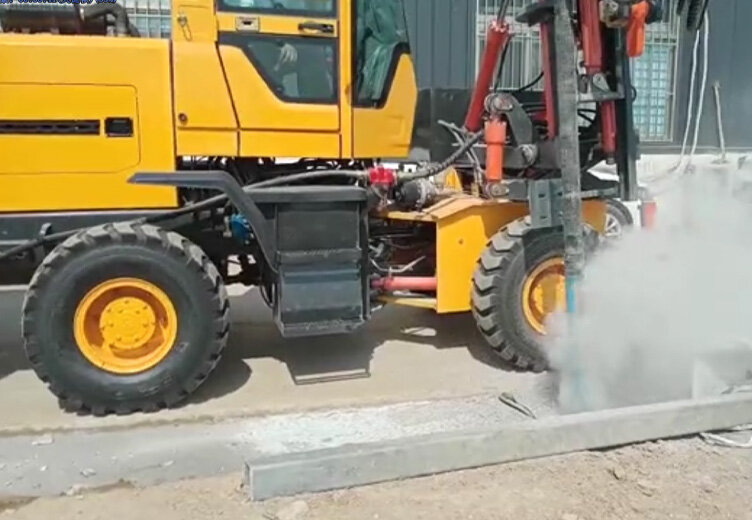 打桩机施工案例