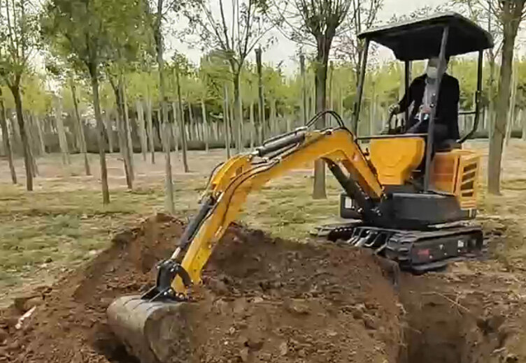 挖掘机施工案例