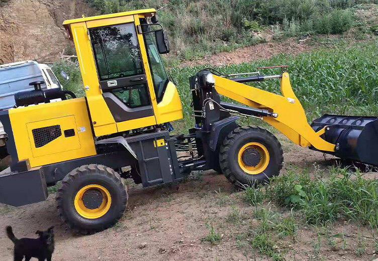 装载机施工案例