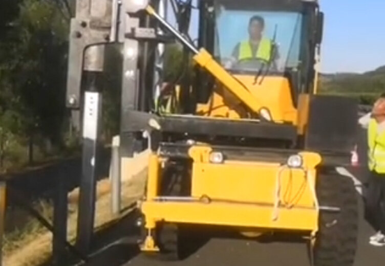 打桩机施工案例