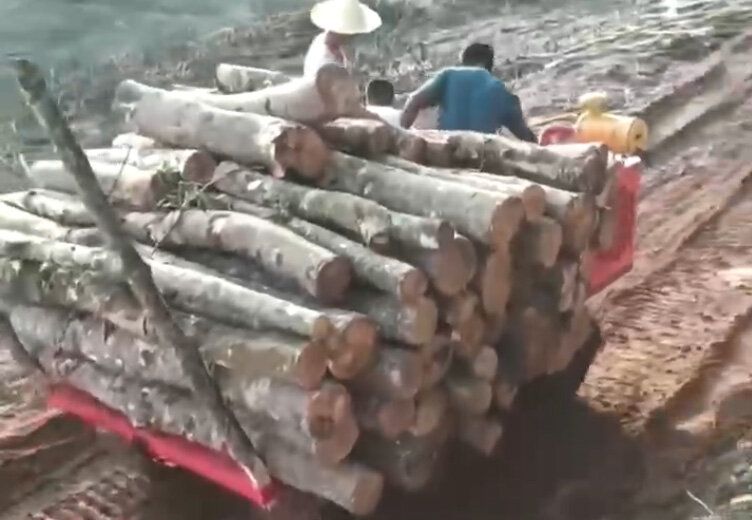 履带运输车施工案例