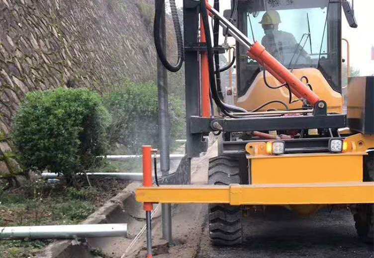 打桩机施工案例