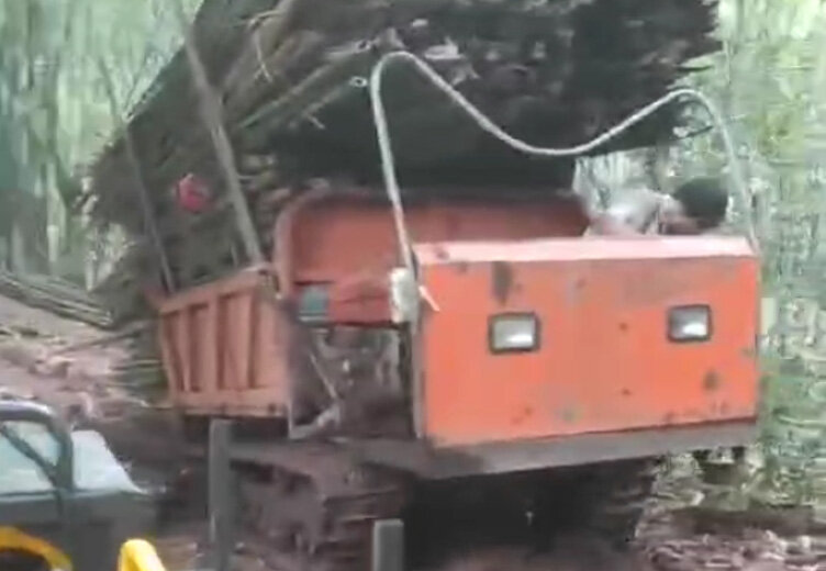 履带运输车施工案例