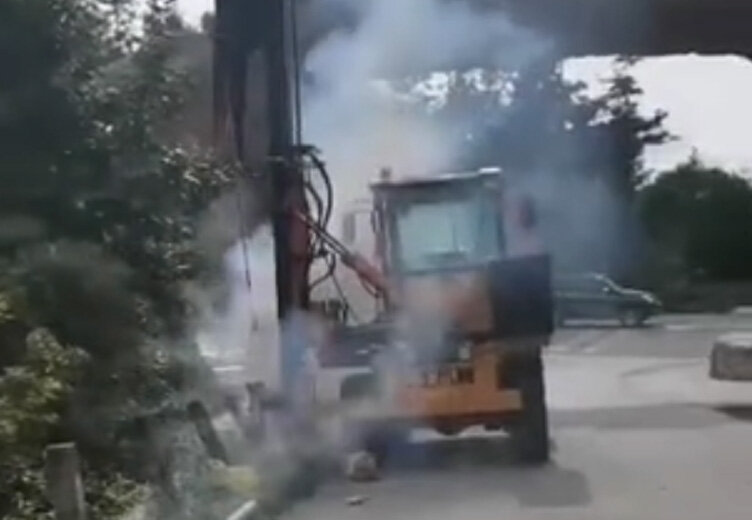 打桩机施工案例