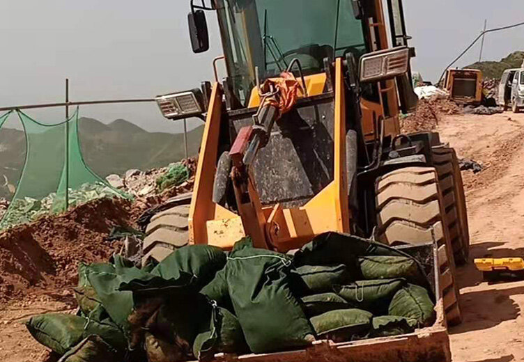 装载机施工案例