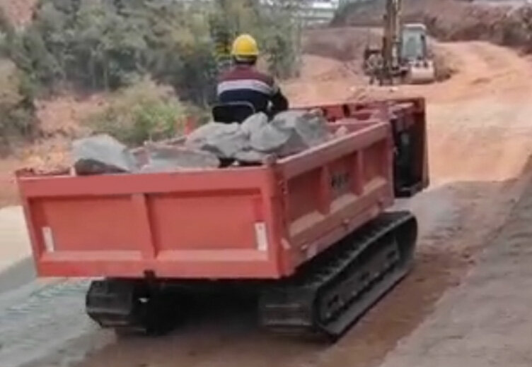 履带运输车施工案例