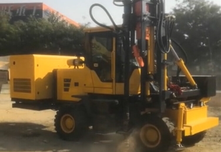 打桩机施工案例